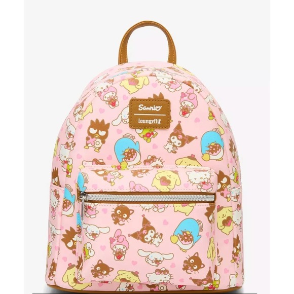 Loungefly Handbags - NWT Loungefly Sanrio‎ Character Treats Mini Backpack Pink Multi Hello Kitty